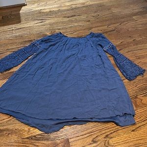 Love Fire Blue Lace Dress